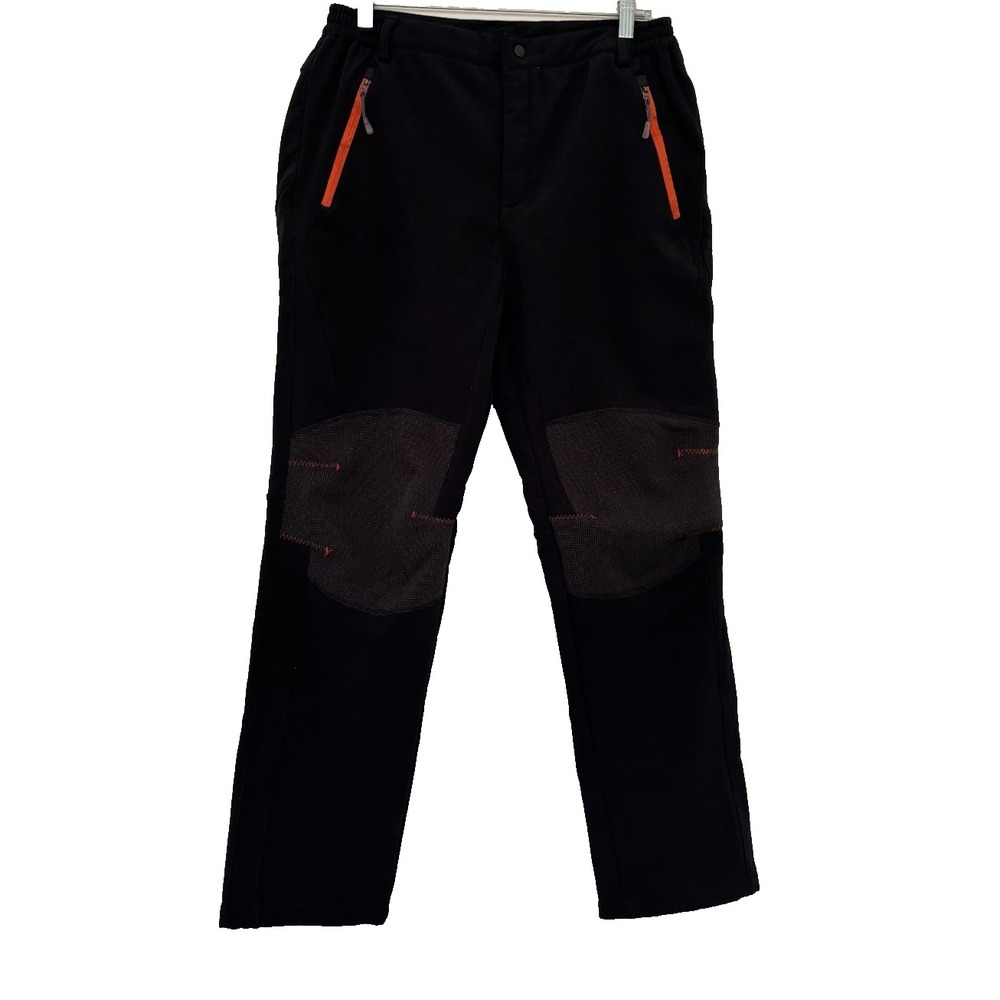 Windstopper Pants XL Black Abrasion Knee Gorpcore Mountain Biking Alpine Trail - Picture 1 of 16